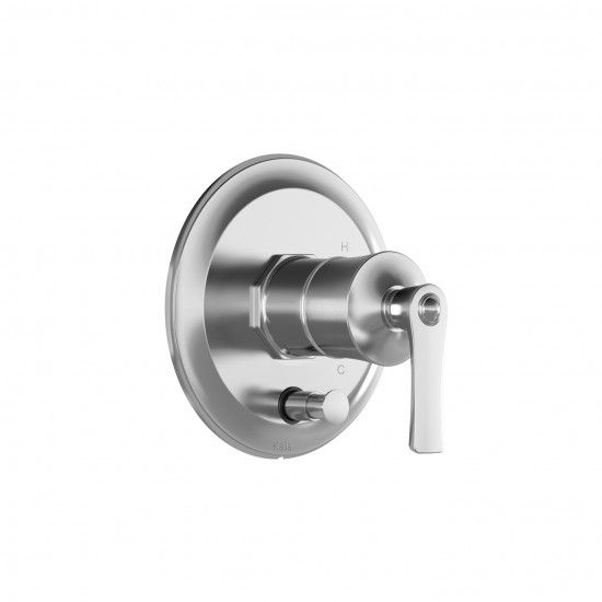 RUSTIK Trim Kit for Pressure Balance With Integrated Diverter Valve Chrome