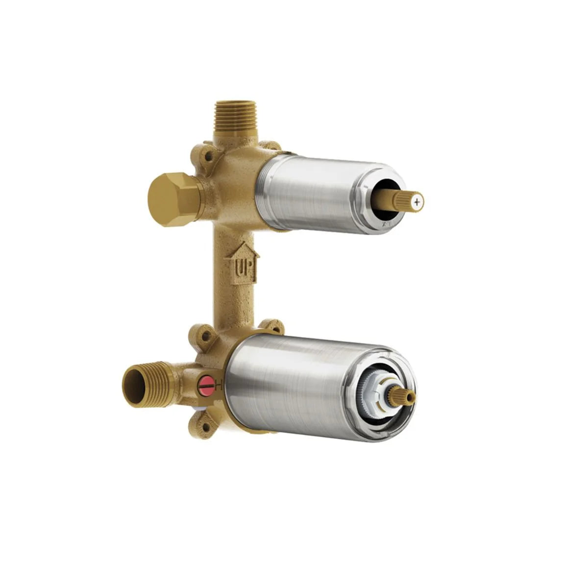 Valve 1/2'' de Type T/P AQUATONIK™ avec Sélecteur Intégré 2 Voies Chrome