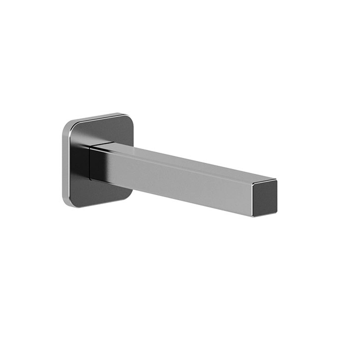 Bec de Bain Mural Carré ½'' Cuivre "Slip Fit" ou Entrée d'Eau Mâle ½ NPT avec Ajustement 76mm (3'') Chrome
