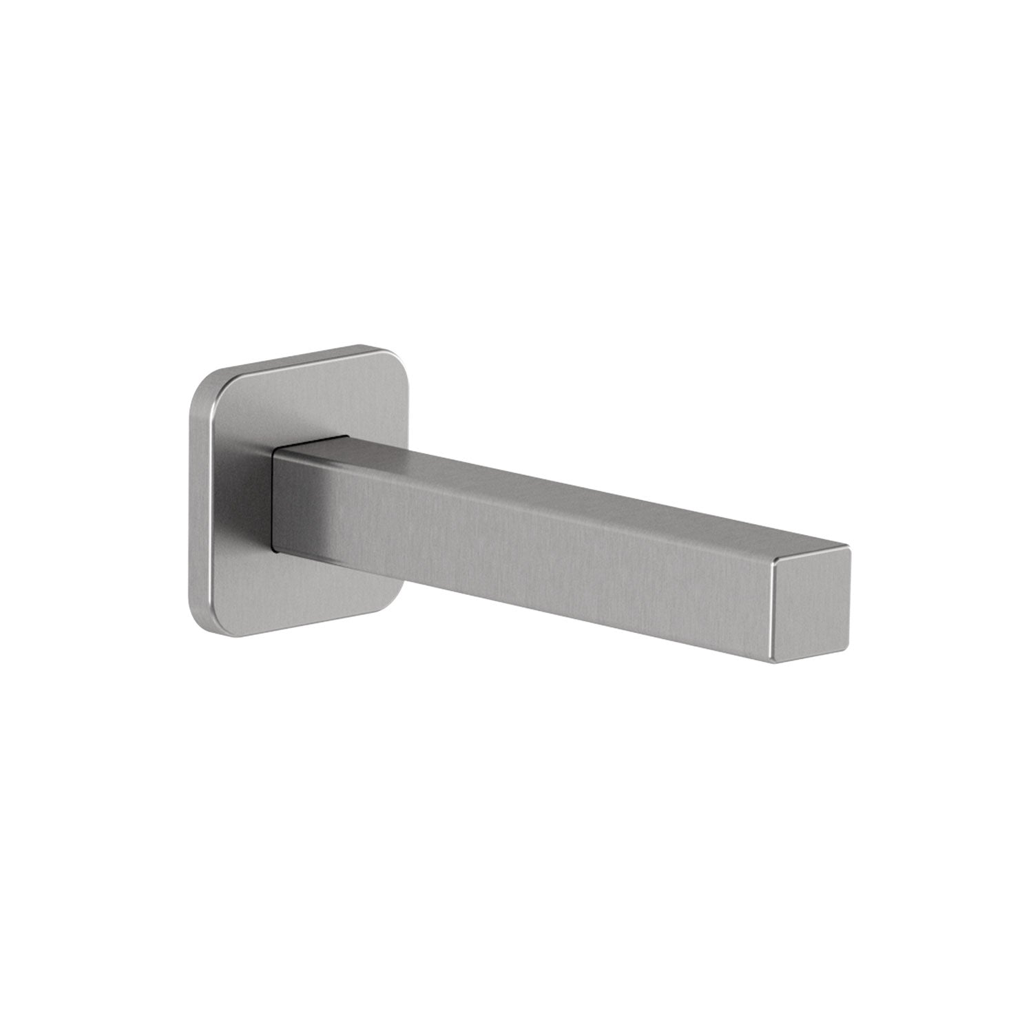 Bec de Bain Mural Carré ½'' Cuivre "Slip Fit" ou Entrée d'Eau Mâle ½ NPT avec Ajustement 76mm (3'') Nickel Pur PVS