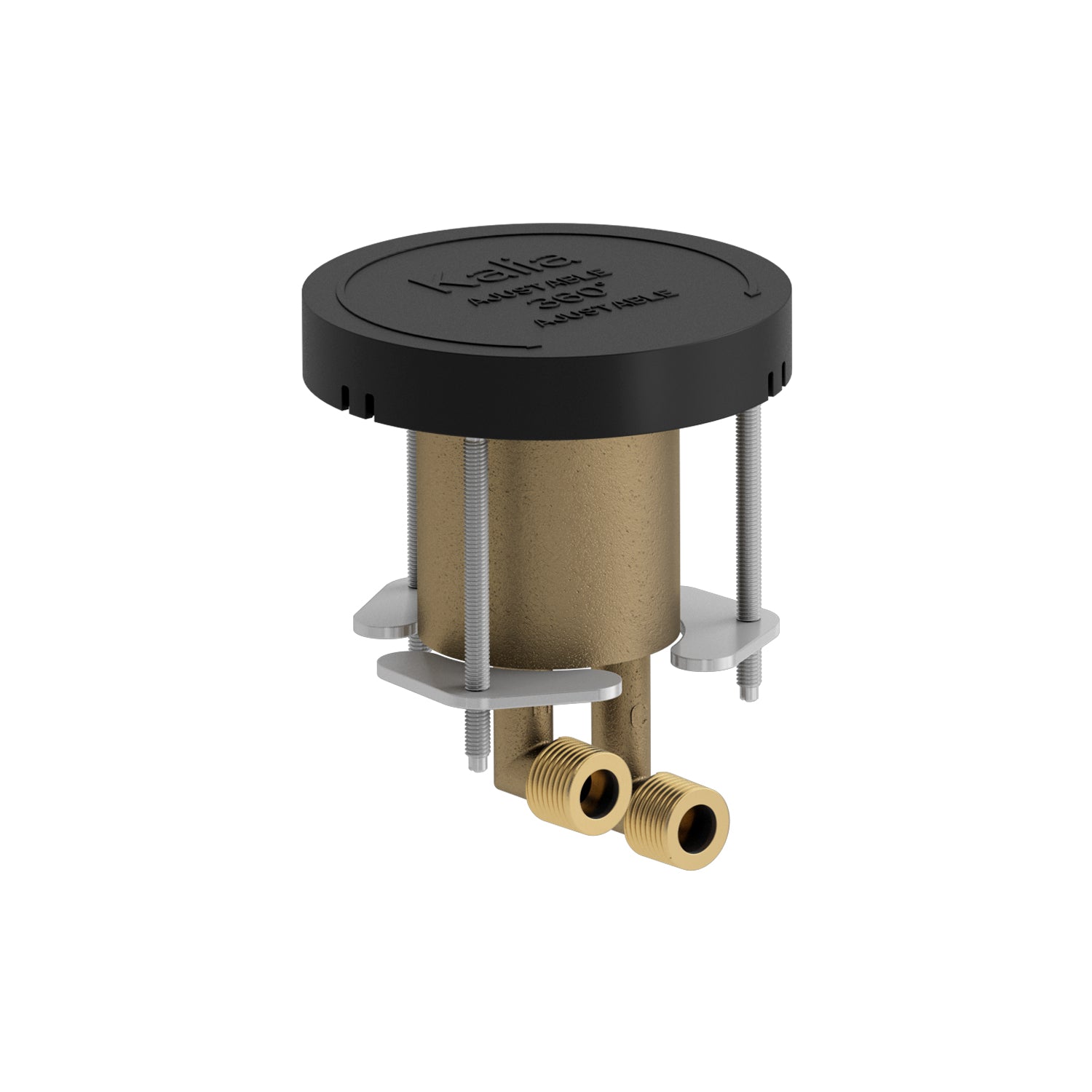 Brut pour Robinet de Plancher de Baignoire avec Douchette et Bouchon d'Essai - Sans Cartouche