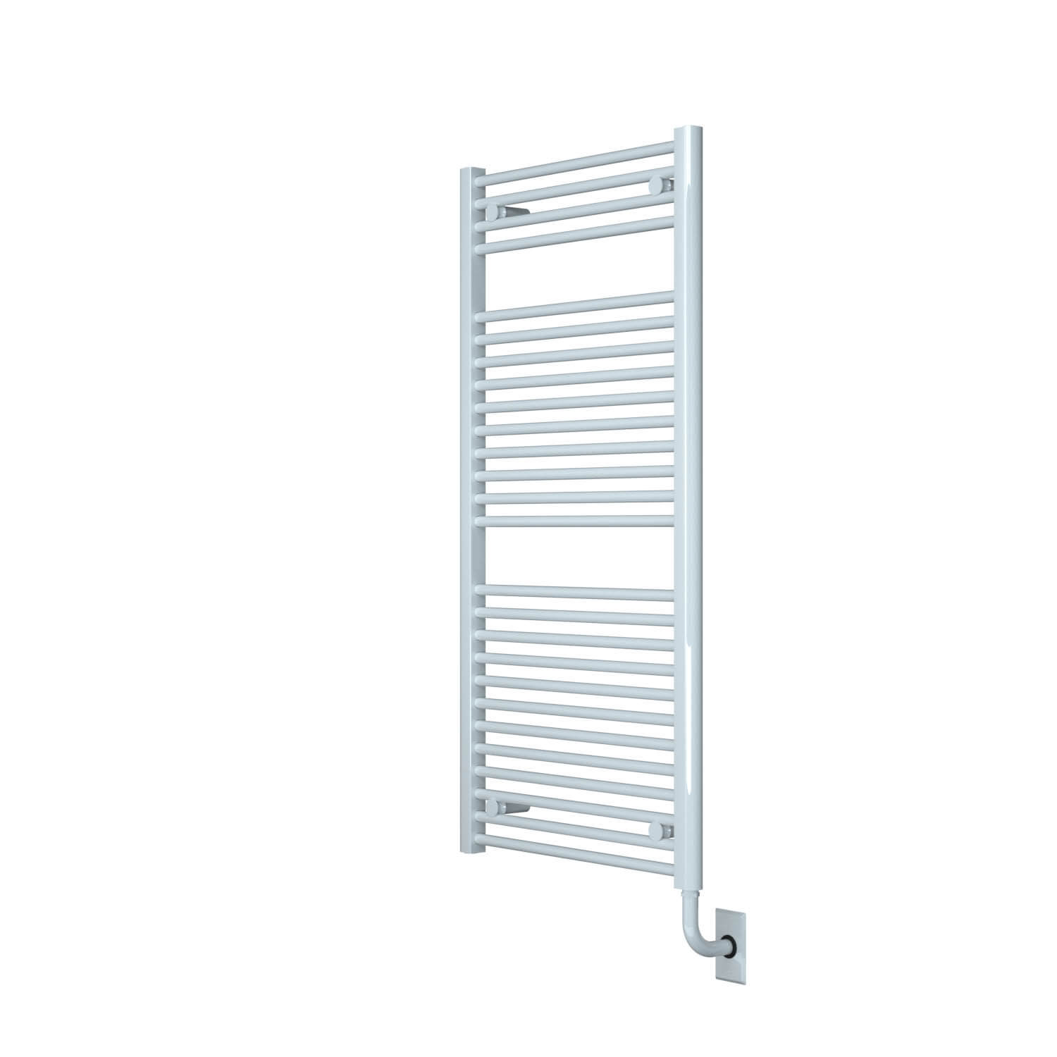 Chauffe-serviettes électrique câblé Savoy 23,5" x 47,5" - Blanc brillant