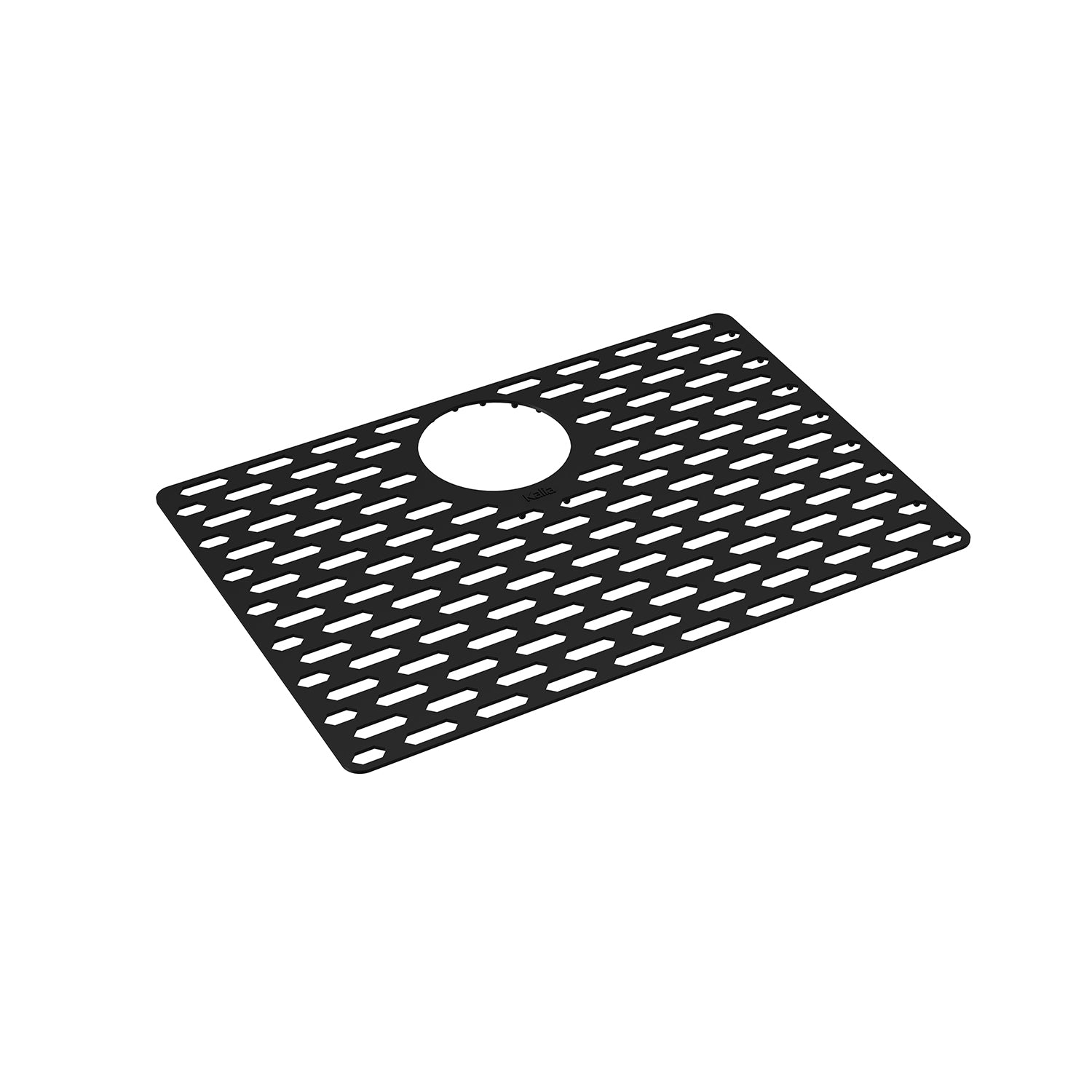 Tapis de fond en Silicone pour Évier 25'' - Noir Onyx