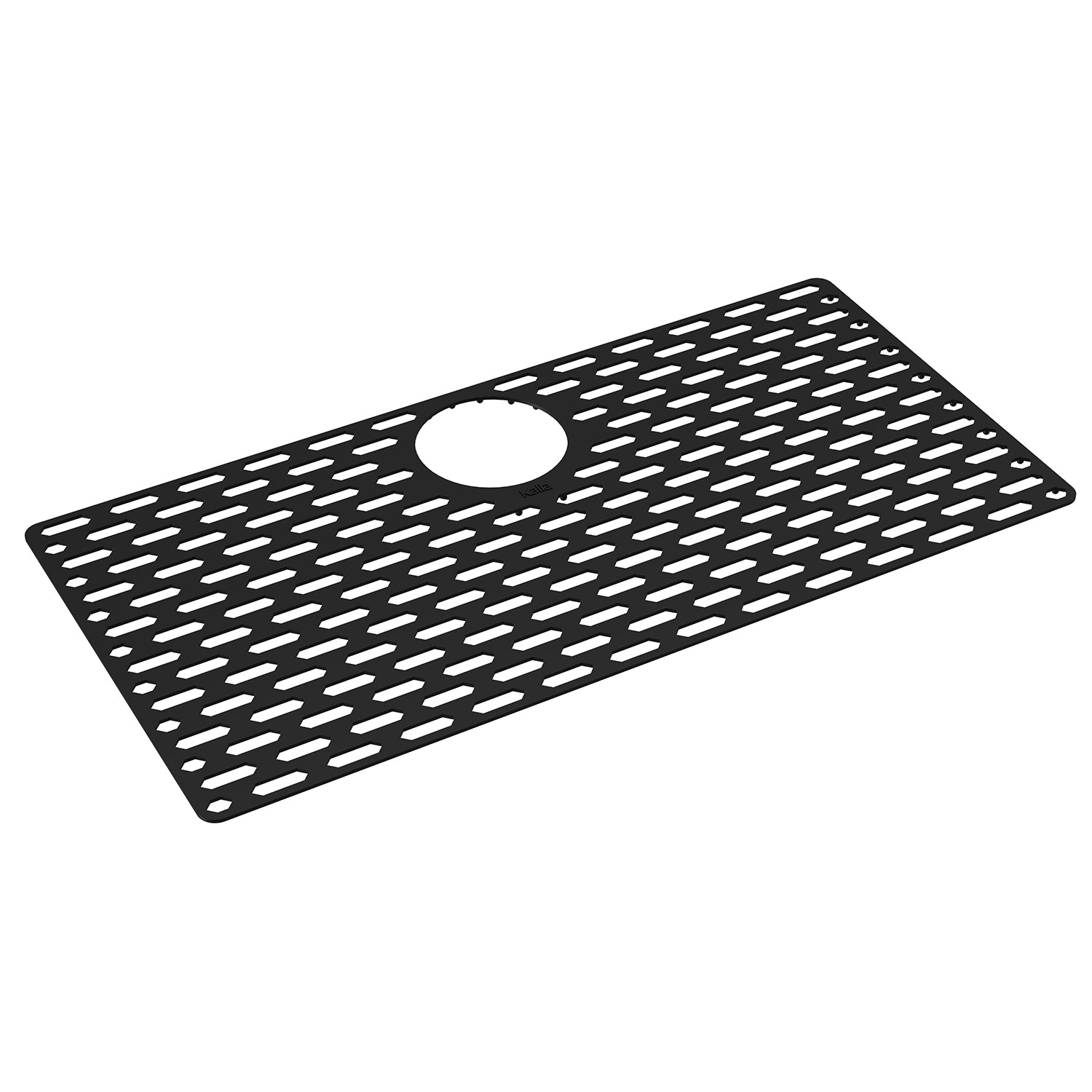 Tapis de fond en Silicone pour Évier 33 Simple - Noir Onyx