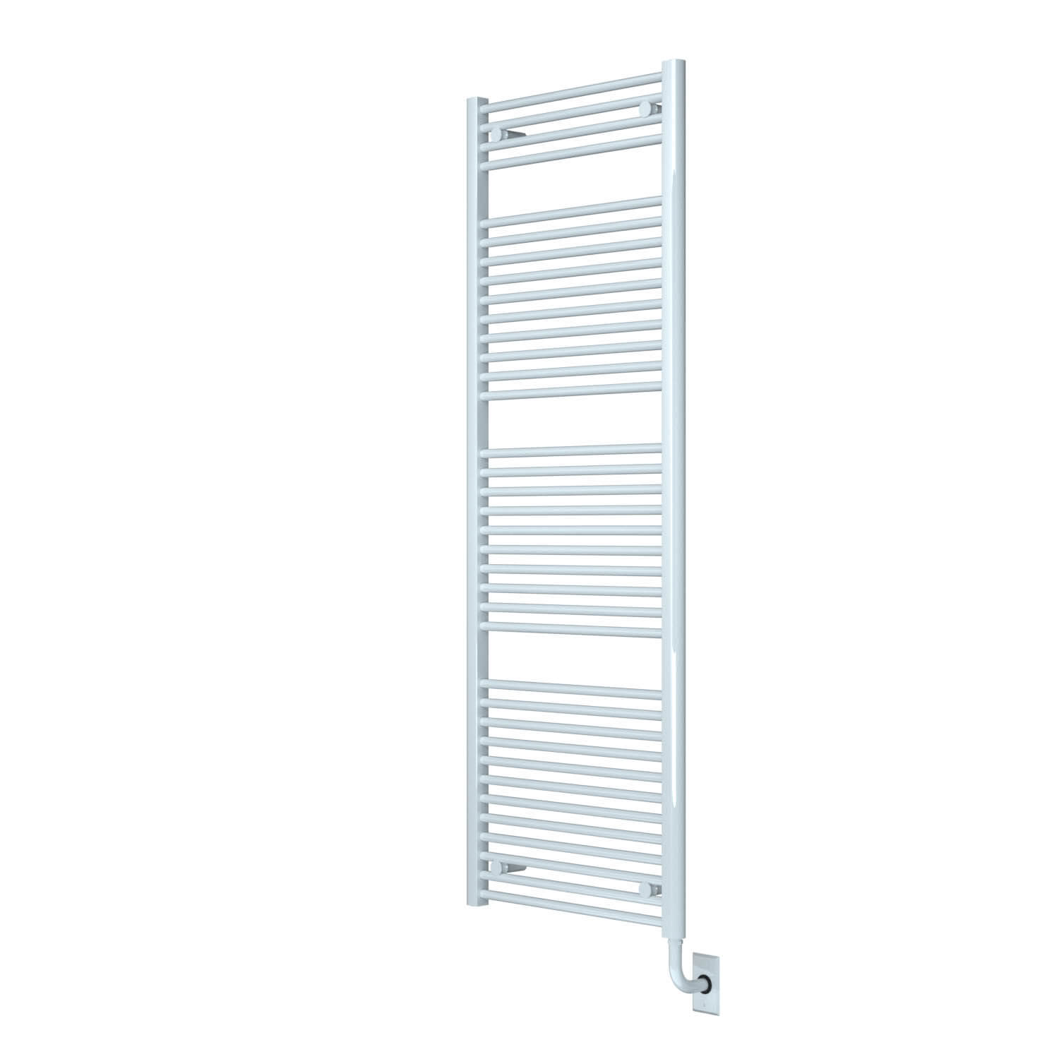 Chauffe-serviettes électrique Savoy 23,5" x 66,5" - Blanc brillant