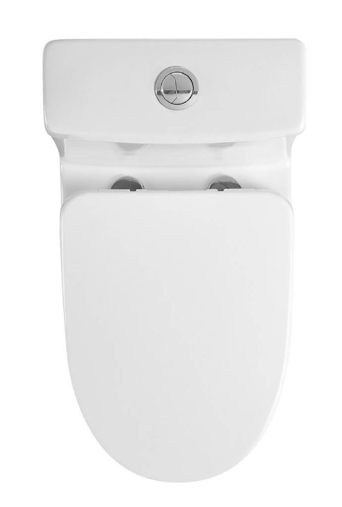 Toilette monopièce compacte double chasse PJL