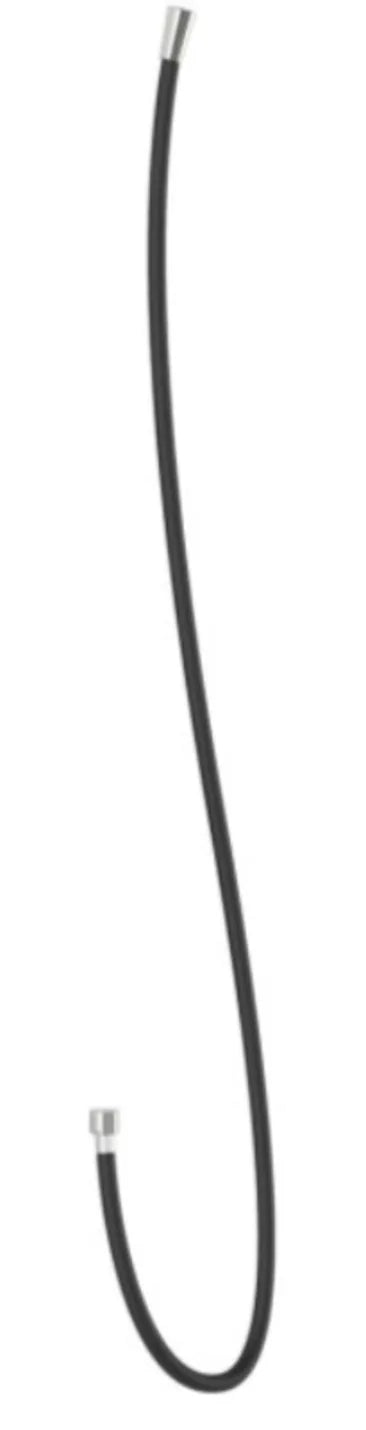 60" Black/Chrome PVC Flexible Hose