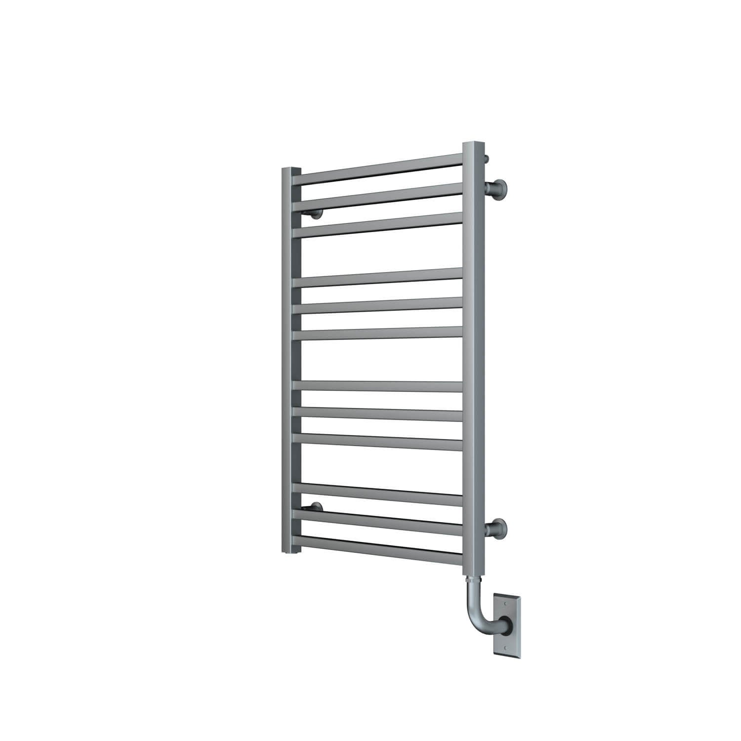 Chauffe-serviettes électrique câblé Avento 23,5" x 31" - Nickel brossé