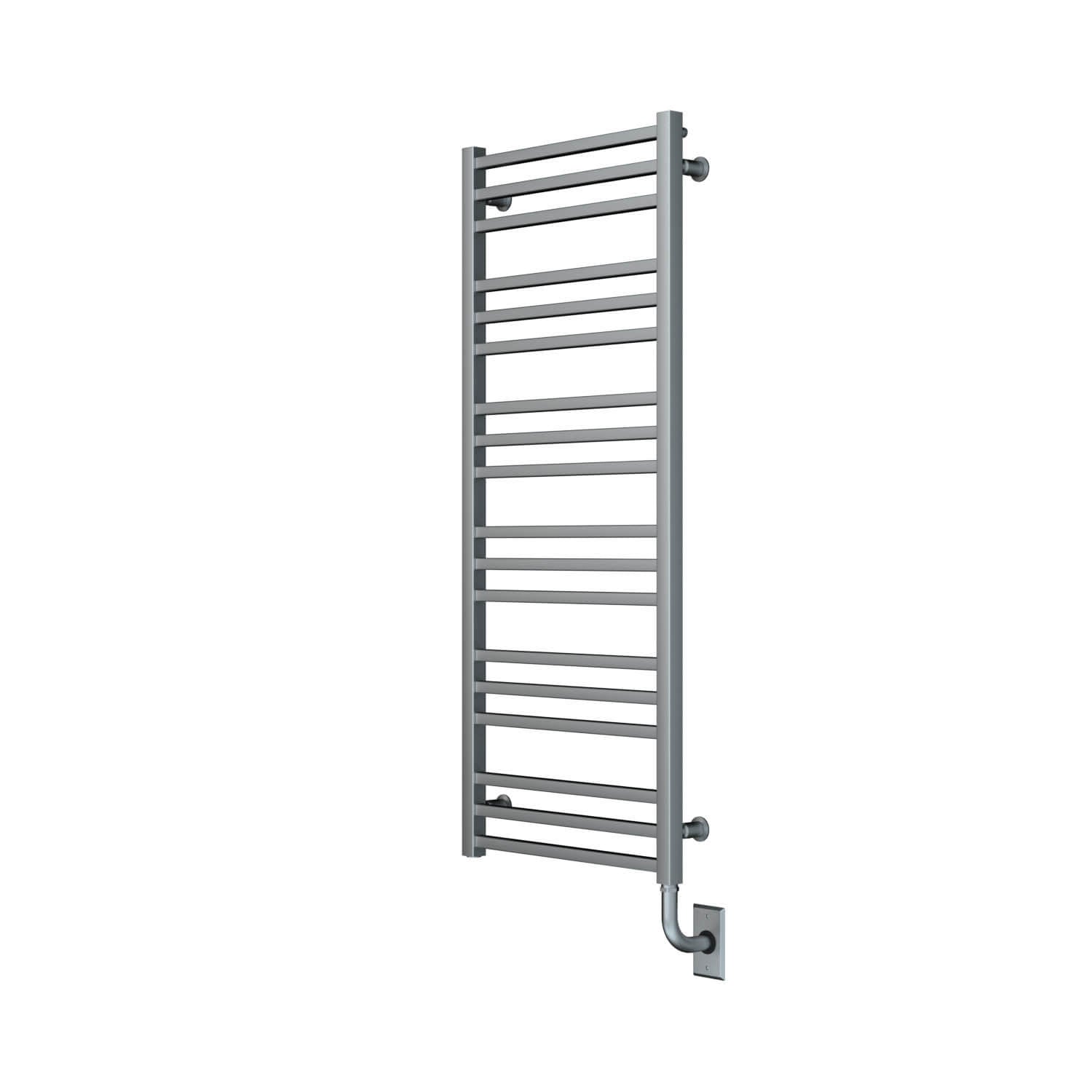 Chauffe-serviettes électrique câblé Avento 19,5" x 47,5" - Nickel brossé