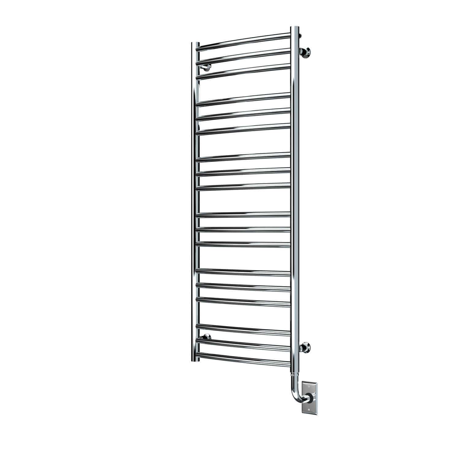 Laveno Hydronic Towel Warmer 19.5" x 47.5" - Chrome