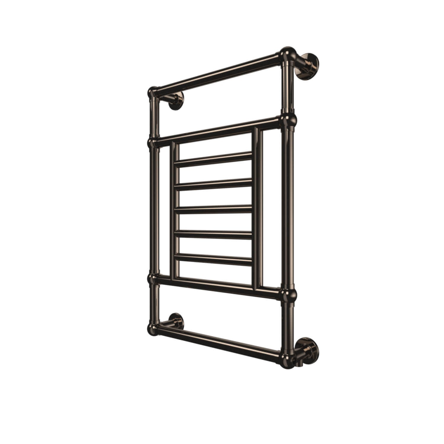Thames Electric Plug-in Wall-Mounted Towel Warmer - Polished Nickel