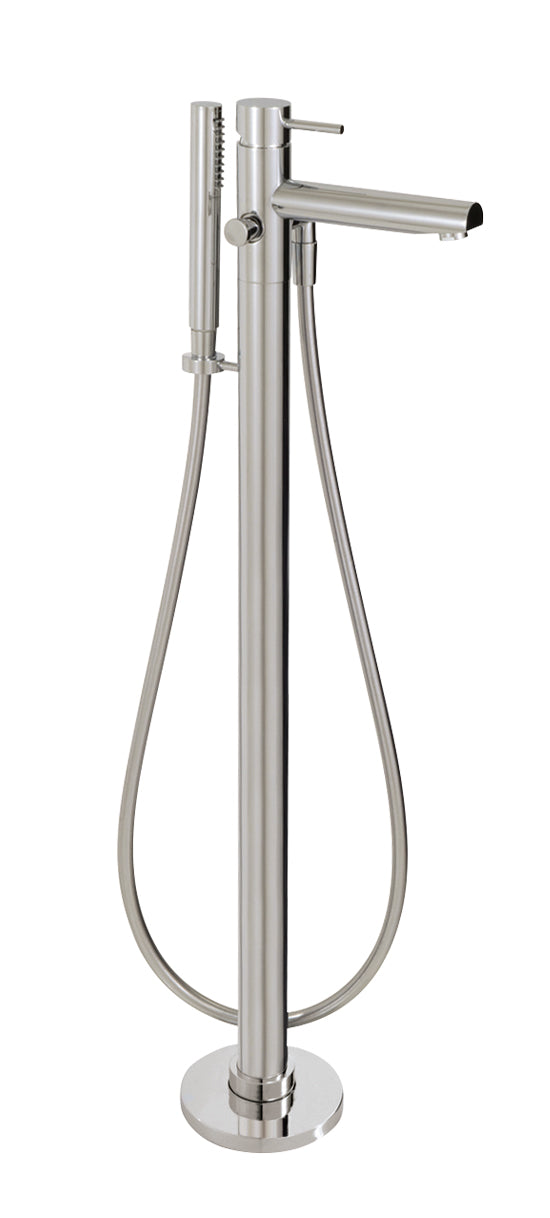 robinet-de-bain-au-sol-avec-douchette