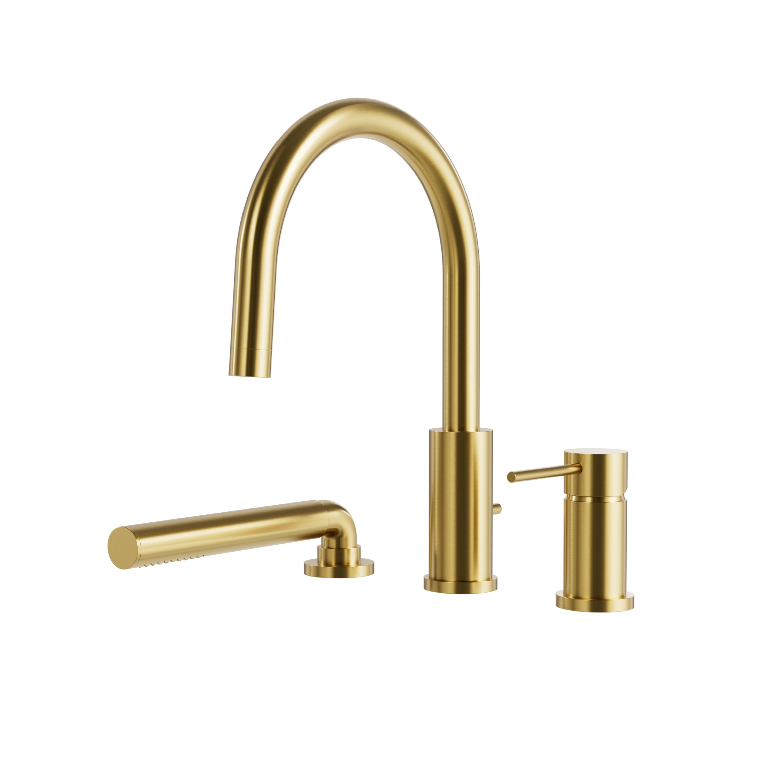 Umix robinet de bain 3 mcx avec douchette