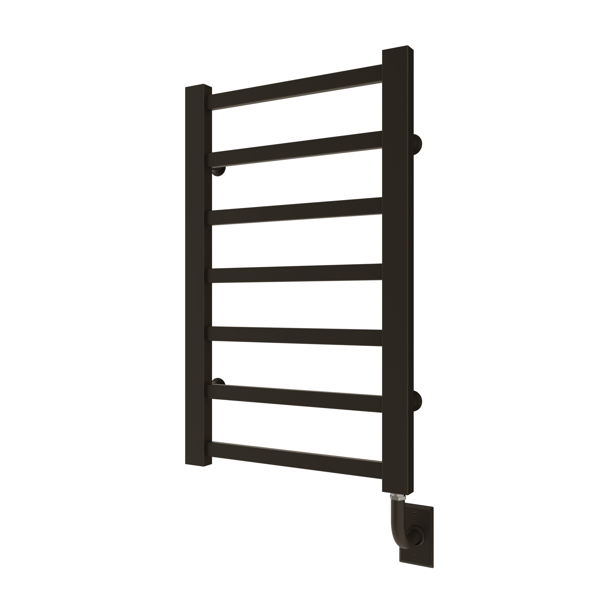 Milano Hydronic Towel Warmer 19.5" x 31" - Matte Black