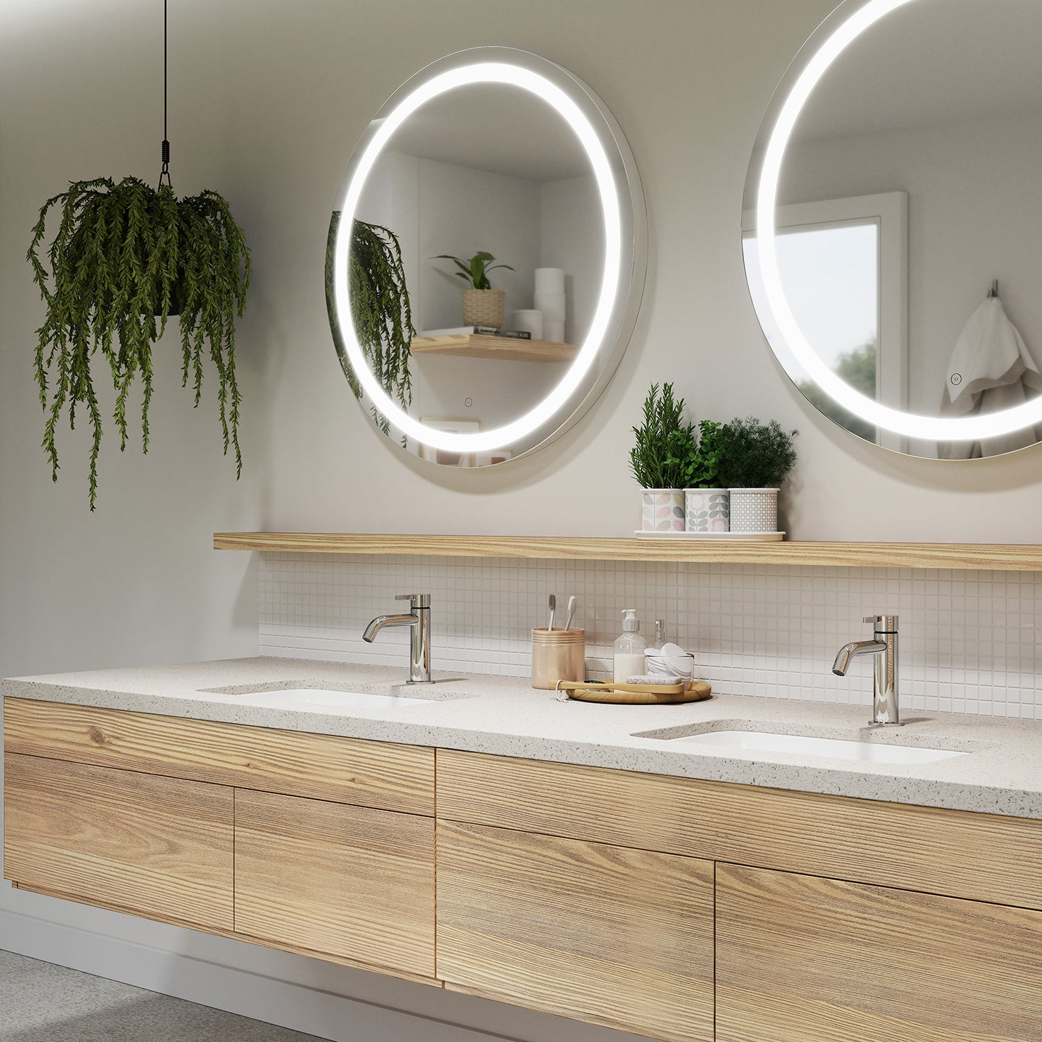 BASICO™ Robinet de Lavabo Monotrou avec Poignée à Levier sur le Dessus, Drain à Pression et Trop-Plein Chrome