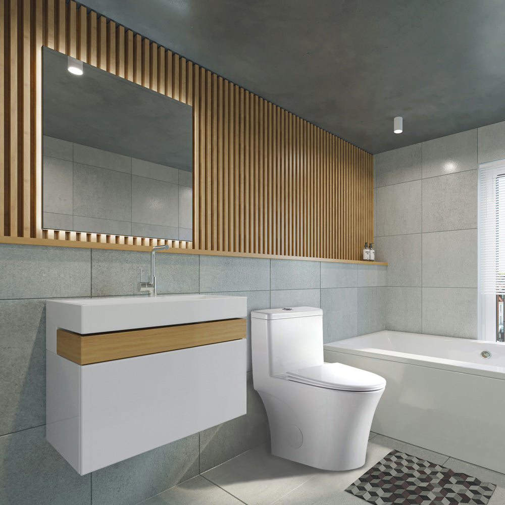 Toilette monopièce allongée Cyklon 2