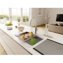 Évier sous plan 1 cuve acier inoxydable Collection Pescara 32,5" x 18,5 de Franke