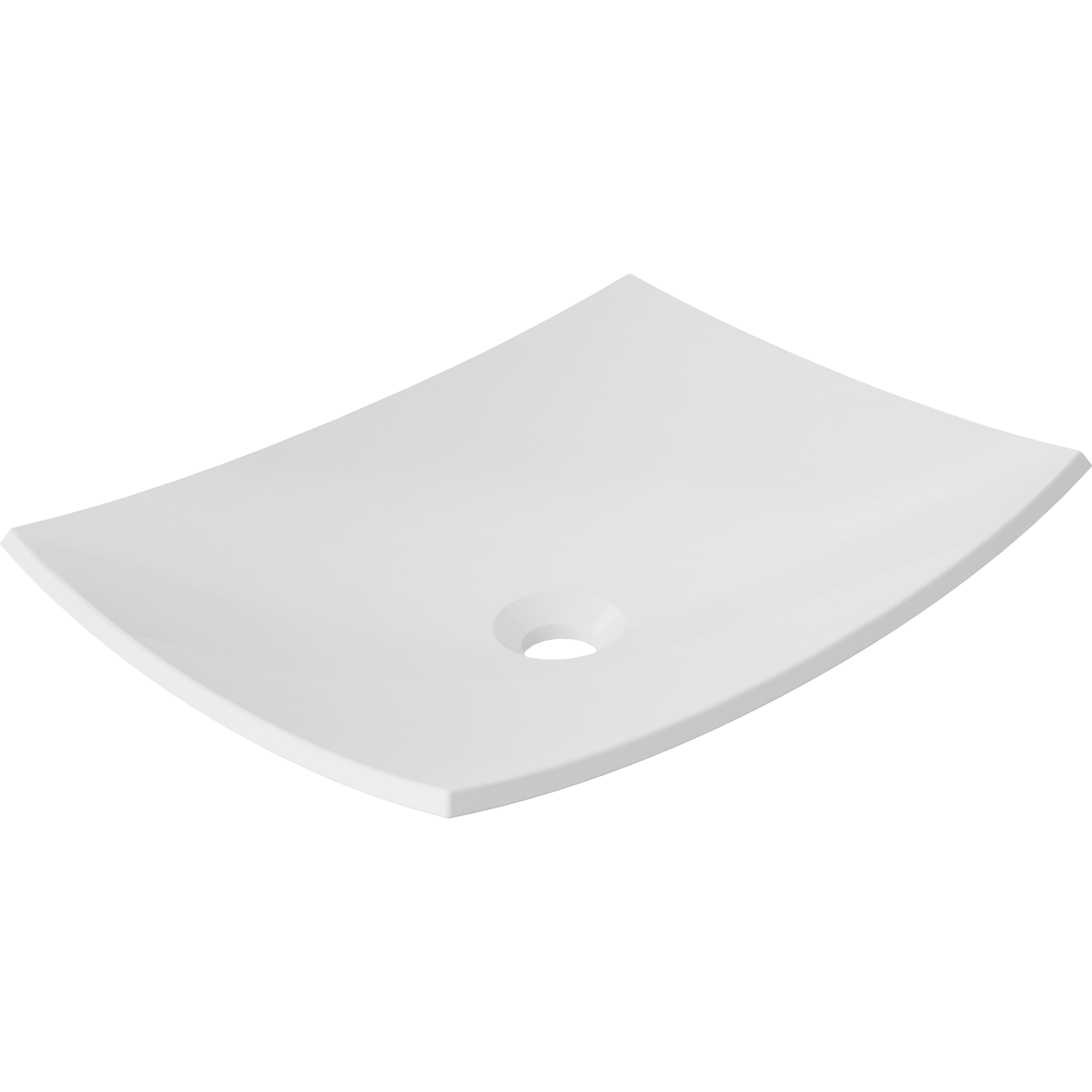 Vecchi freestanding washbasin - Glossy white