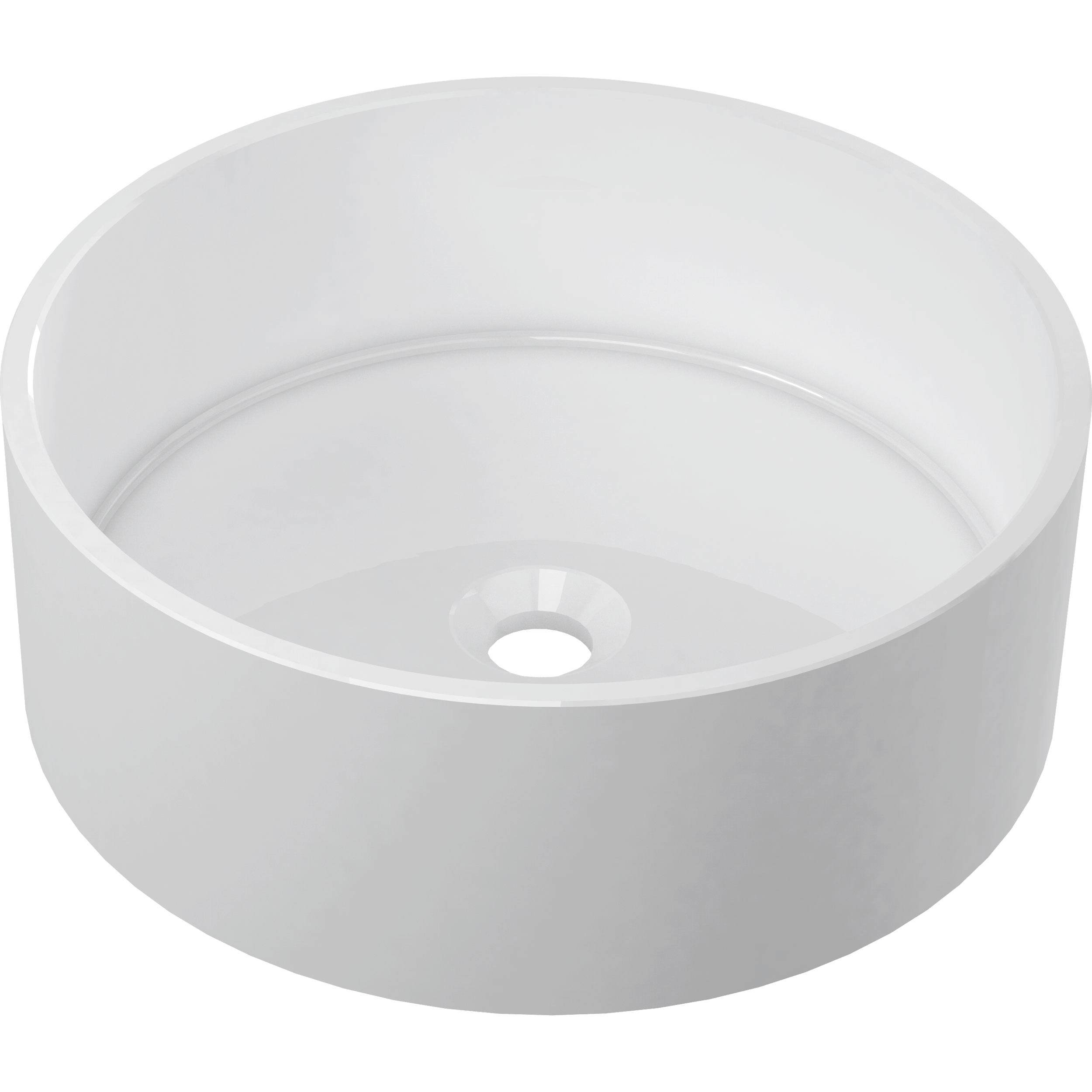 Vasque Bassini - Blanc brillant