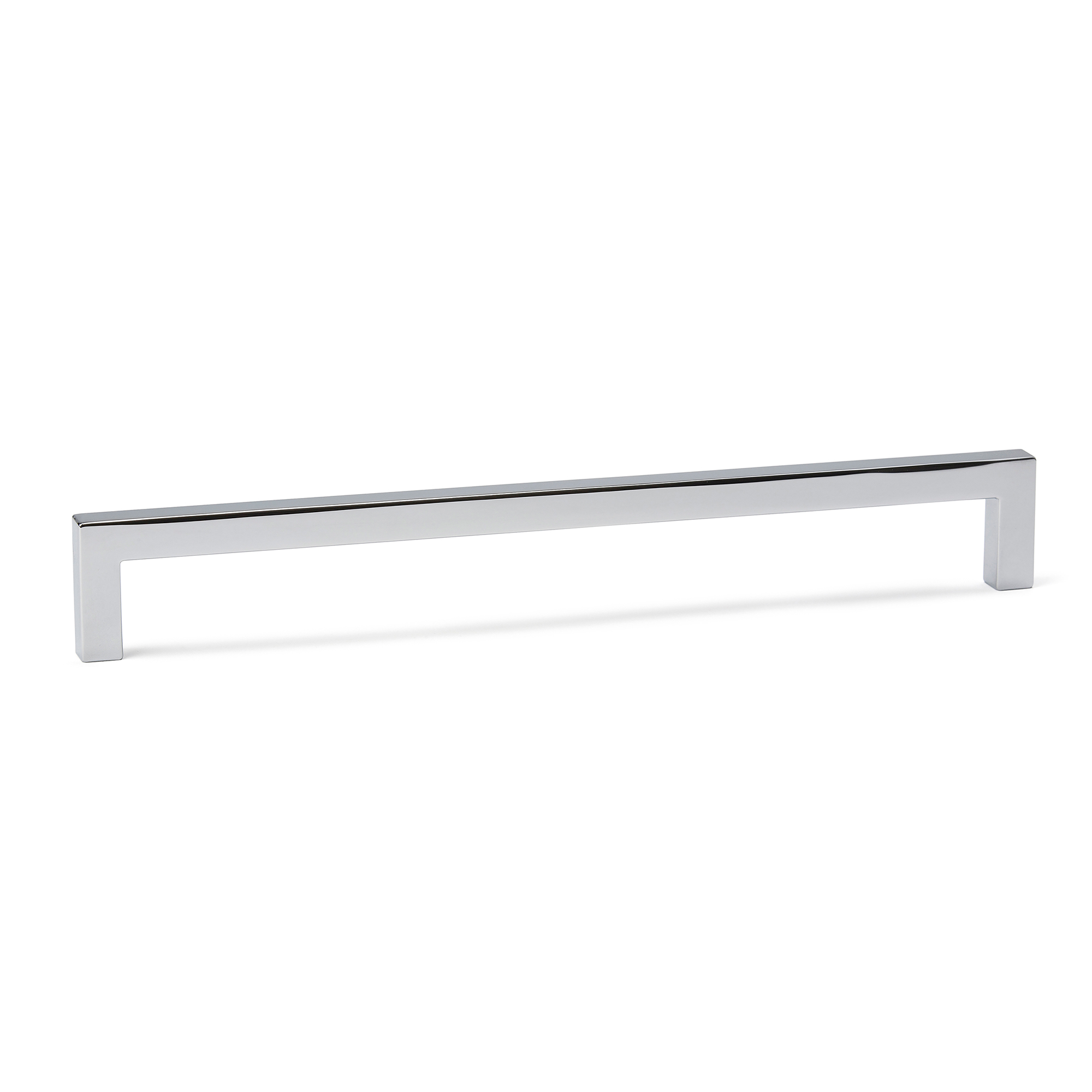 Square vanity handle - Chrome