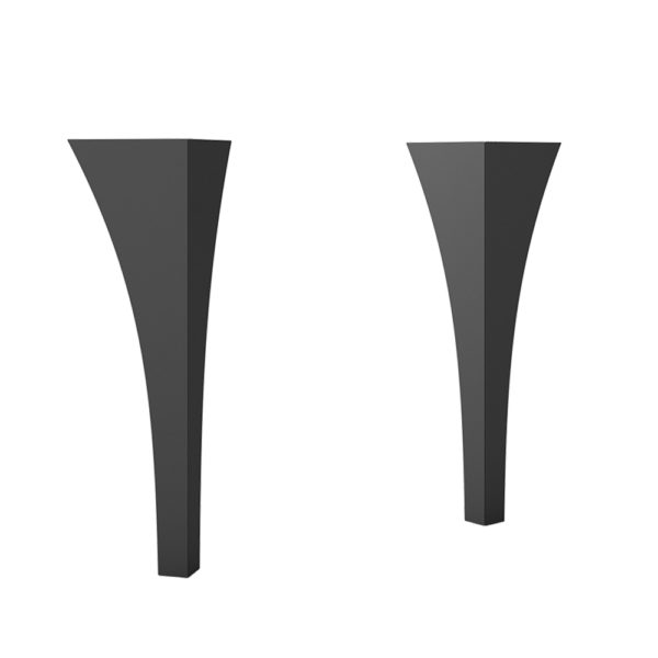 Set of curved feet (Coda, Rhythm) - Ash Grey