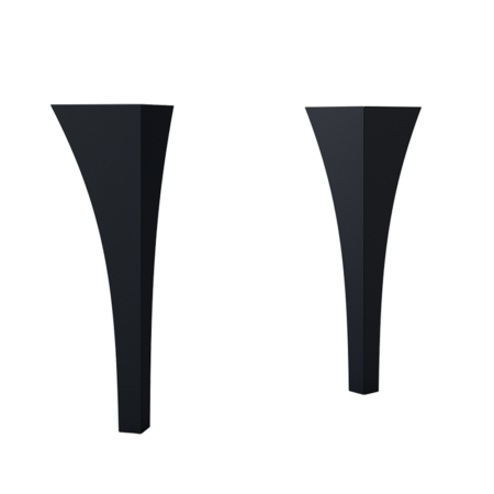 Set of curved legs (Coda, Rhythm) - Navy blue
