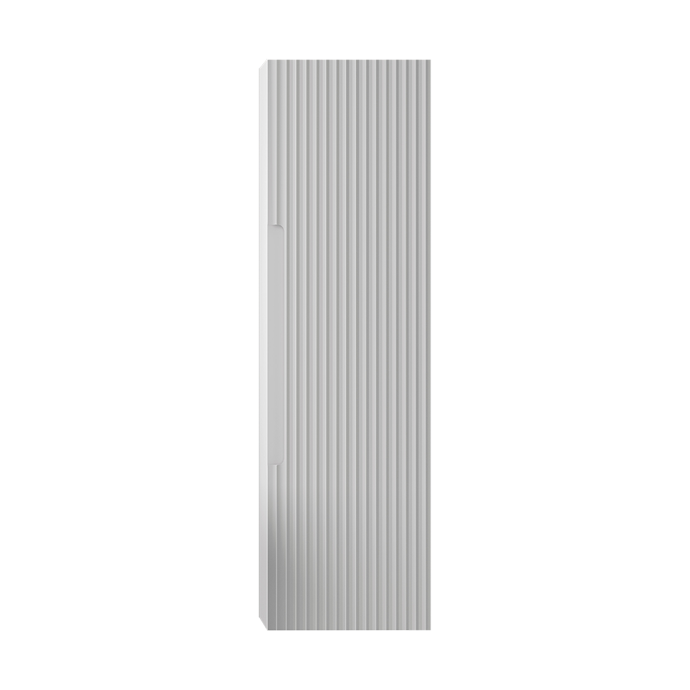 Armoire murale Coda gauche/droite - Blanc mat ondulé