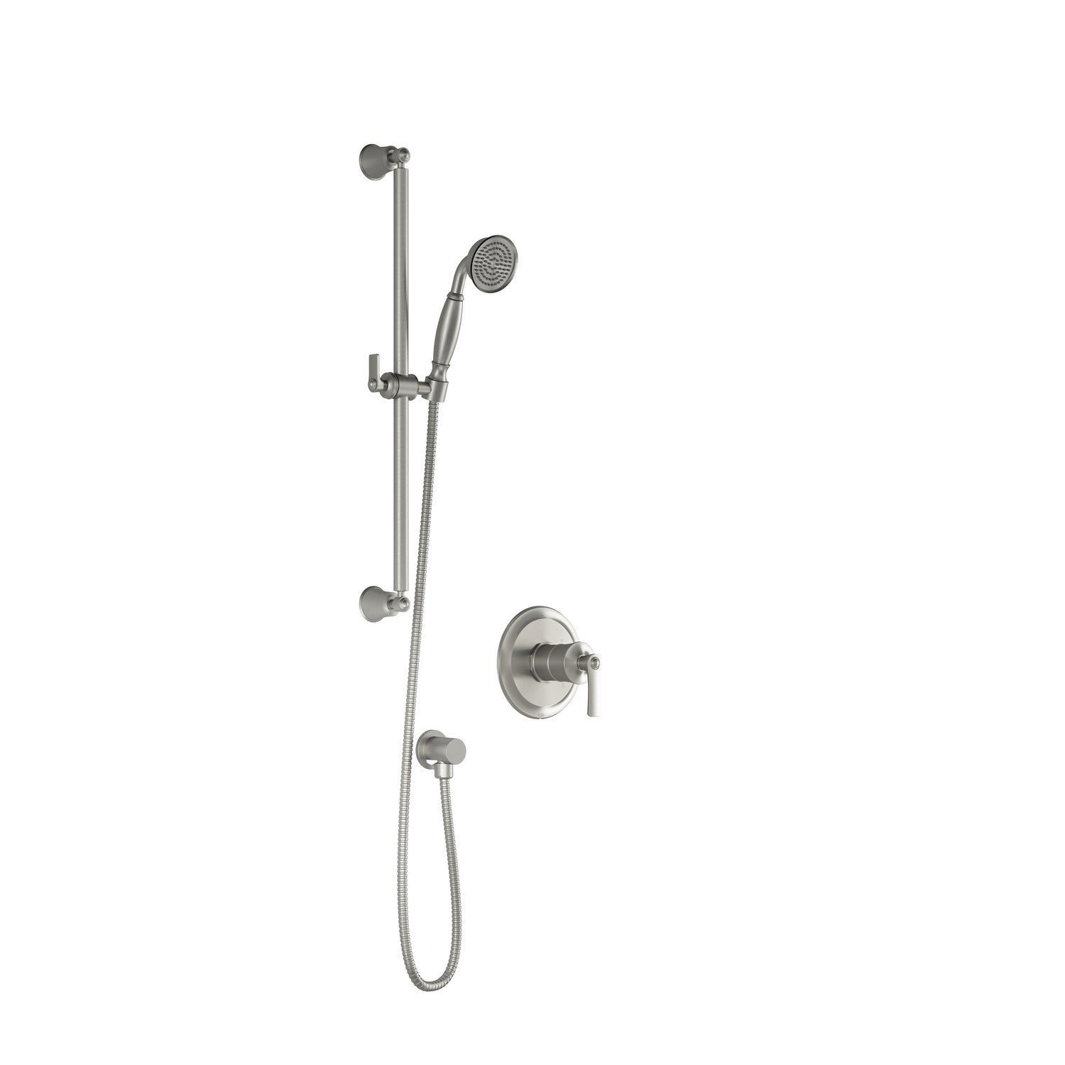 RUSTIK™ _x001E_PB1 (Valve Not Included) : Pressure Balance Shower System Pure Nickel PVD