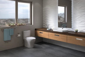 Duo PureSolid Collection: Two-tone Bathroom Furniture