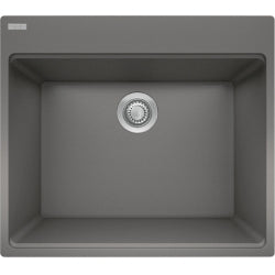 Cuve à lavage à encastrer ou sous comptoir, 1 cuve en granit Collection Maris 25" x 22" profondeur 12"de Franke