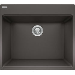 Cuve à lavage à encastrer ou sous comptoir, 1 cuve en granit Collection Maris 25" x 22" profondeur 12"de Franke
