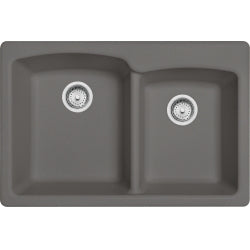 Évier pour encastrer 2 cuves en granite Collection Ellipse 33" x 22" de Franke