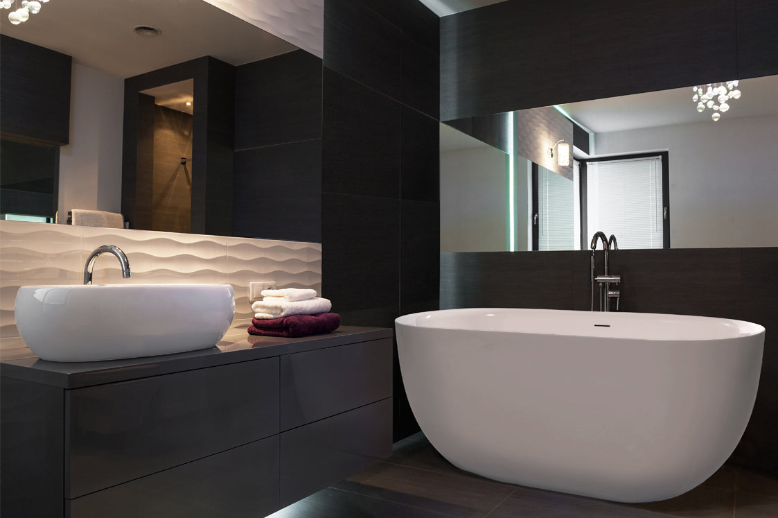 Freestanding bath Hülle