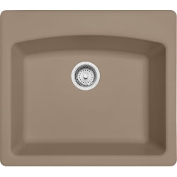 Évier pour encastrer 1 cuve en granite Collection Ellipse 25" x 22" de Franke