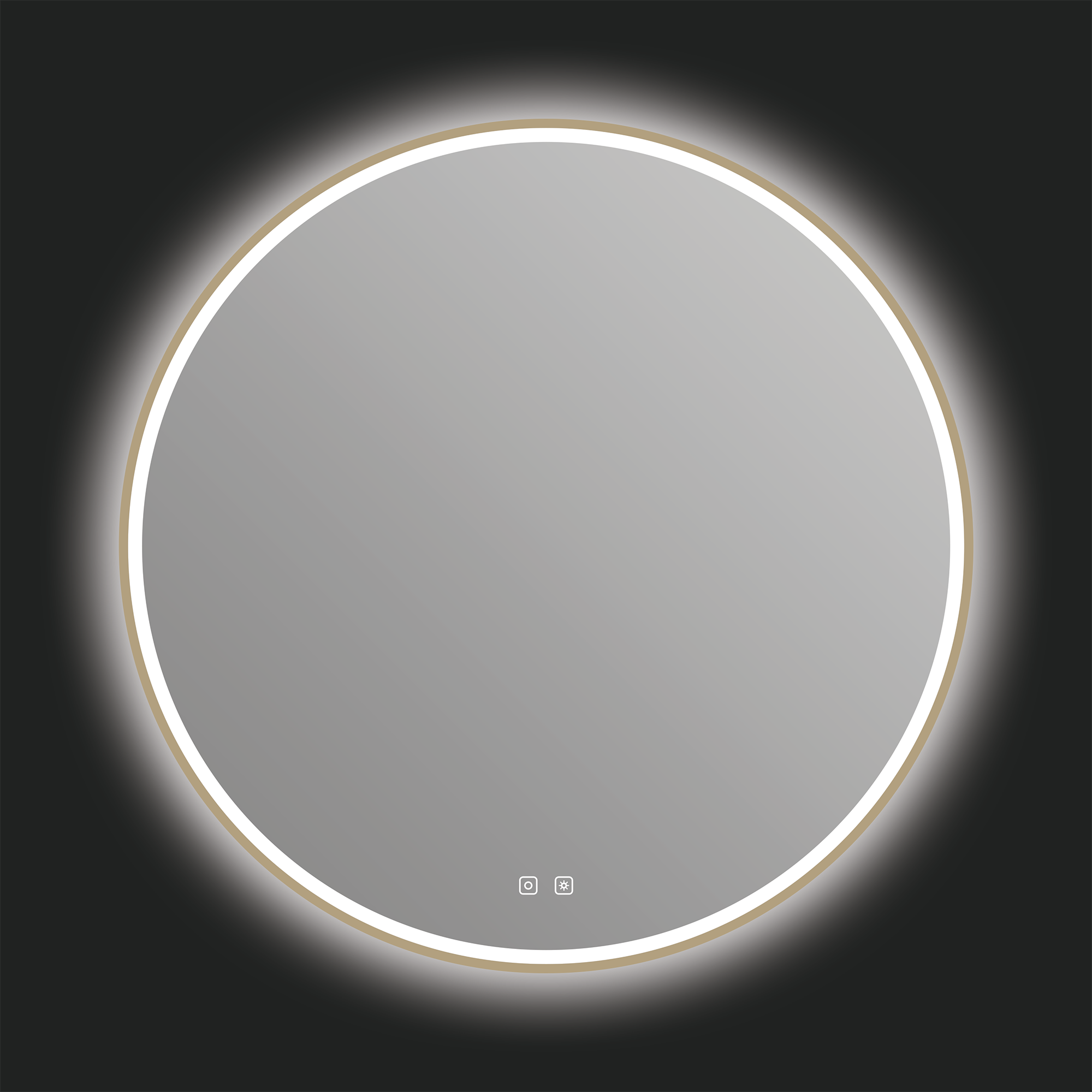 Denver 36" LED Mirror - Brushed Bronze