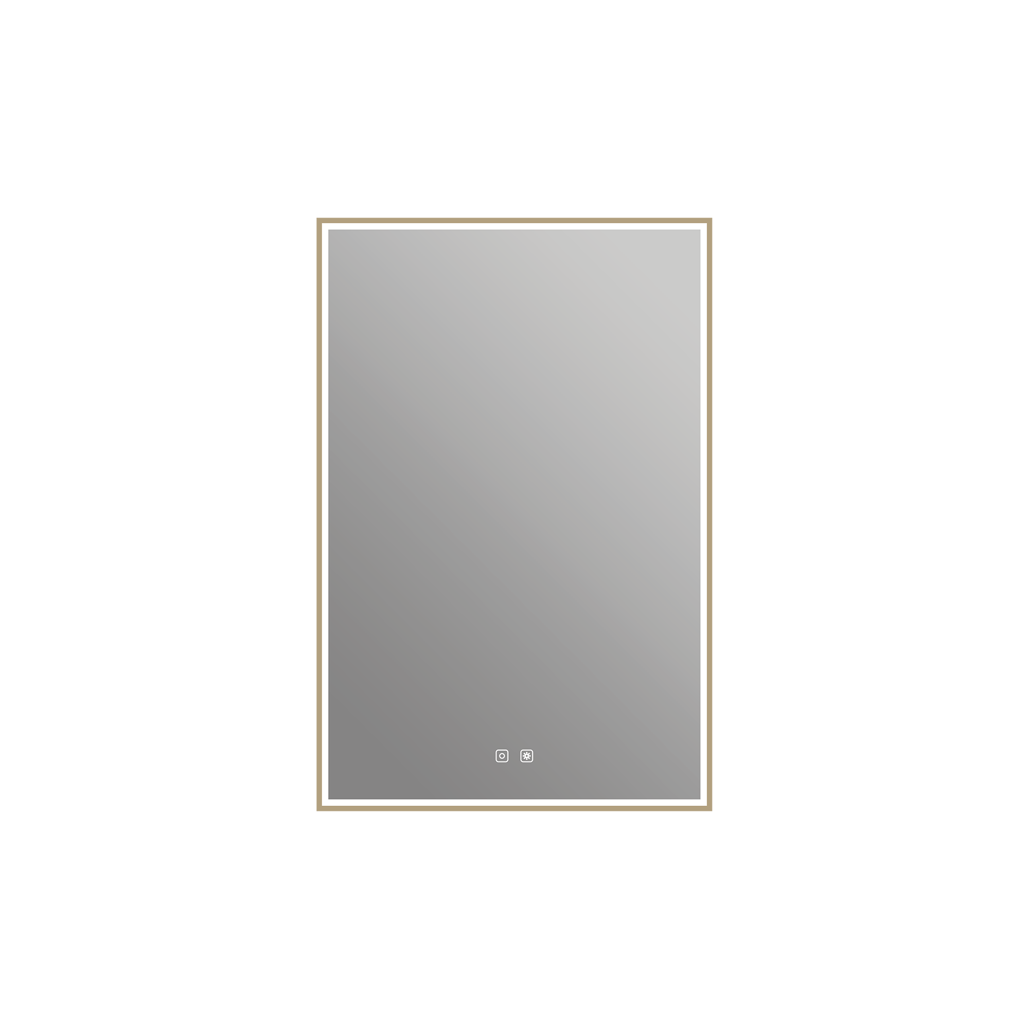 Armoire à pharmacie Nova 24" x 36" à DEL - Bronze brossé