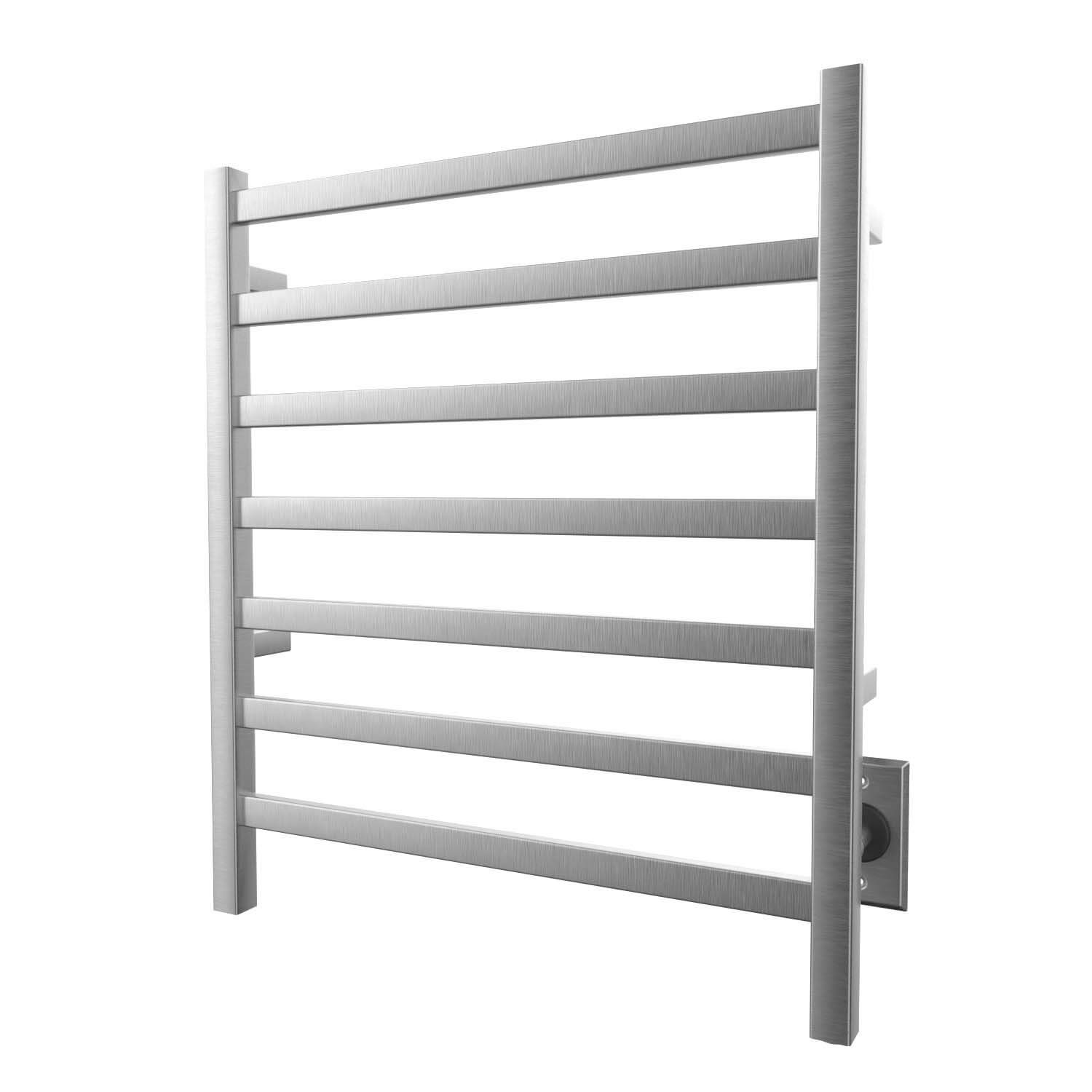 Kontour Square Electric Towel Warmer 24" x 27" (61 x 68 cm) - Brushed Nickel