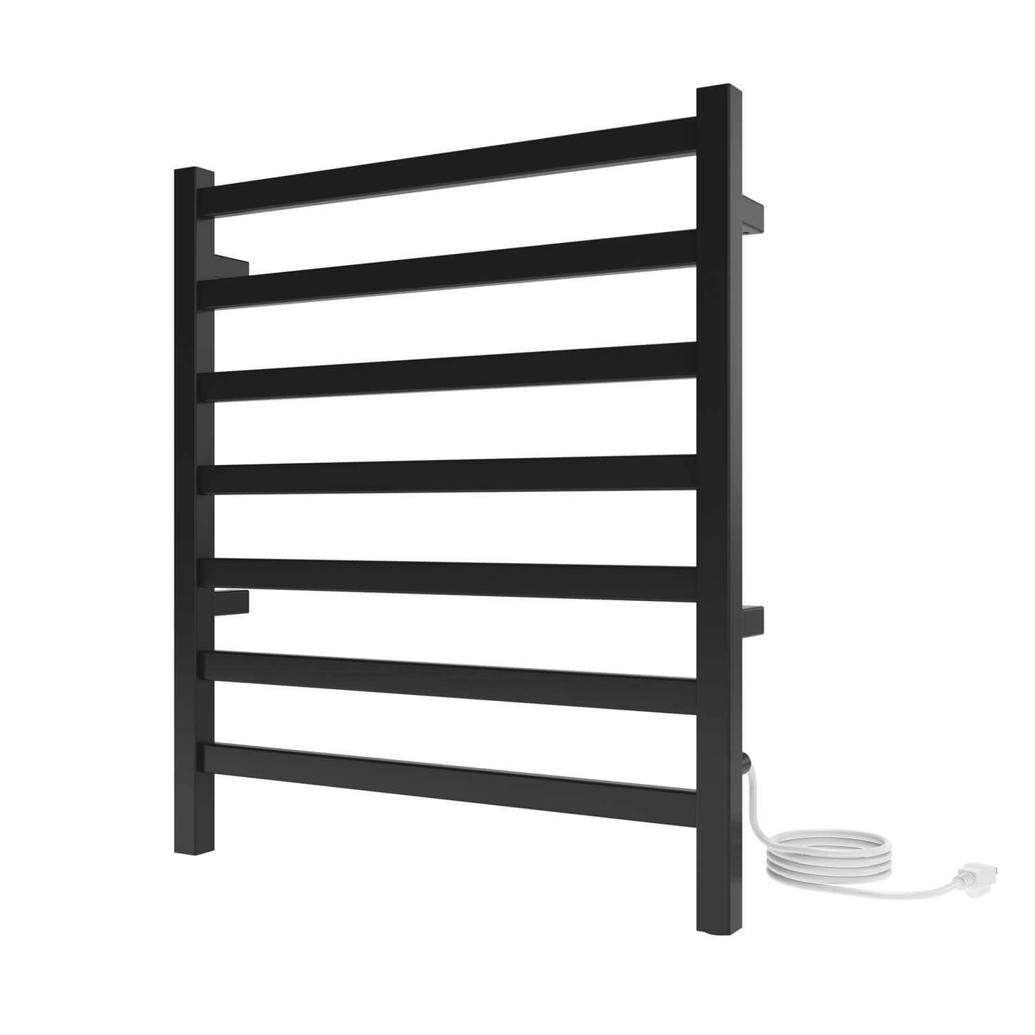 Kontour Square Electric Towel Warmer 24" x 27" - Matte Black