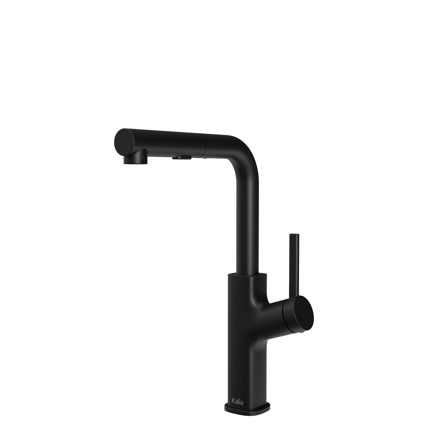 MASIMO surfer™ Robinet de Cuisine Monocommande Douchette Rétractable, 2 Jets Noir Mat