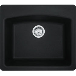 Évier pour encastrer 1 cuve en granite Colleciton Ellipse 25" x 22" de Franke