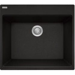 Cuve à lavage à encastrer ou sous comptoir, 1 cuve en granit Collection Maris 25" x 22" profondeur 12"de Franke