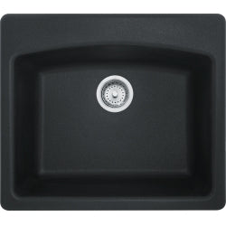 Évier pour encastrer 1 cuve en granite Collection Ellipse 25" x 22" de Franke