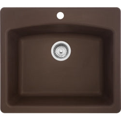 Évier pour encastrer 1 cuve en granite Colleciton Ellipse 25" x 22" de Franke