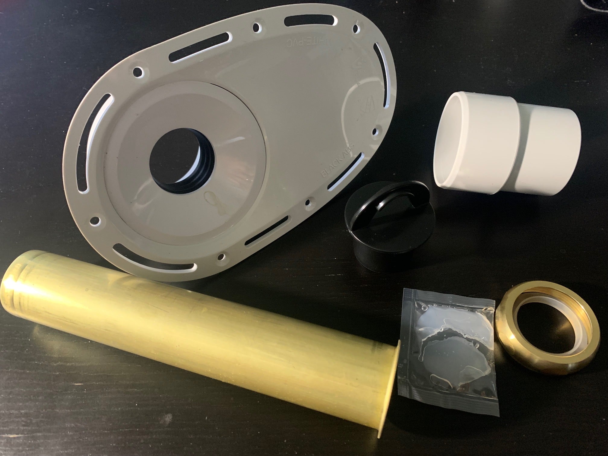 Quick Drain Connector for freestanding bathtub (PVC)