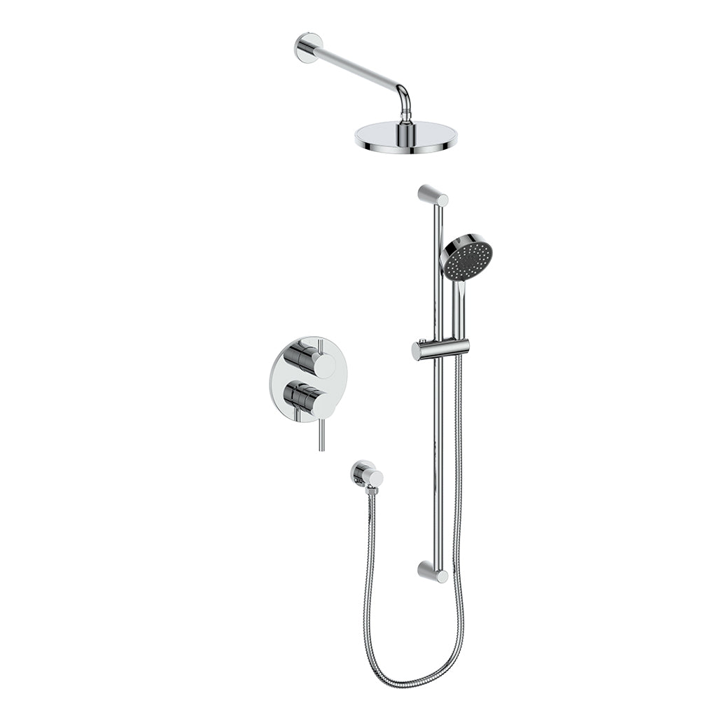 KIT ROBINET DE DOUCHE INCLUANT BRUT VE.210 CHROME