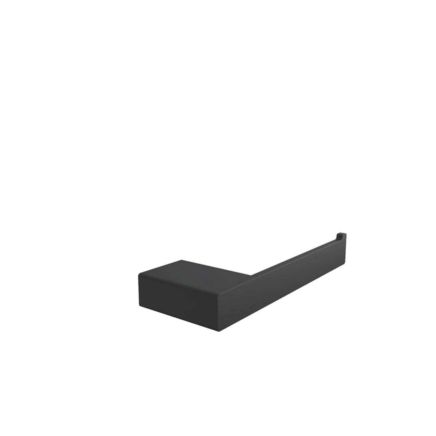 Cinder toilet paper holder - Matte black (left post)