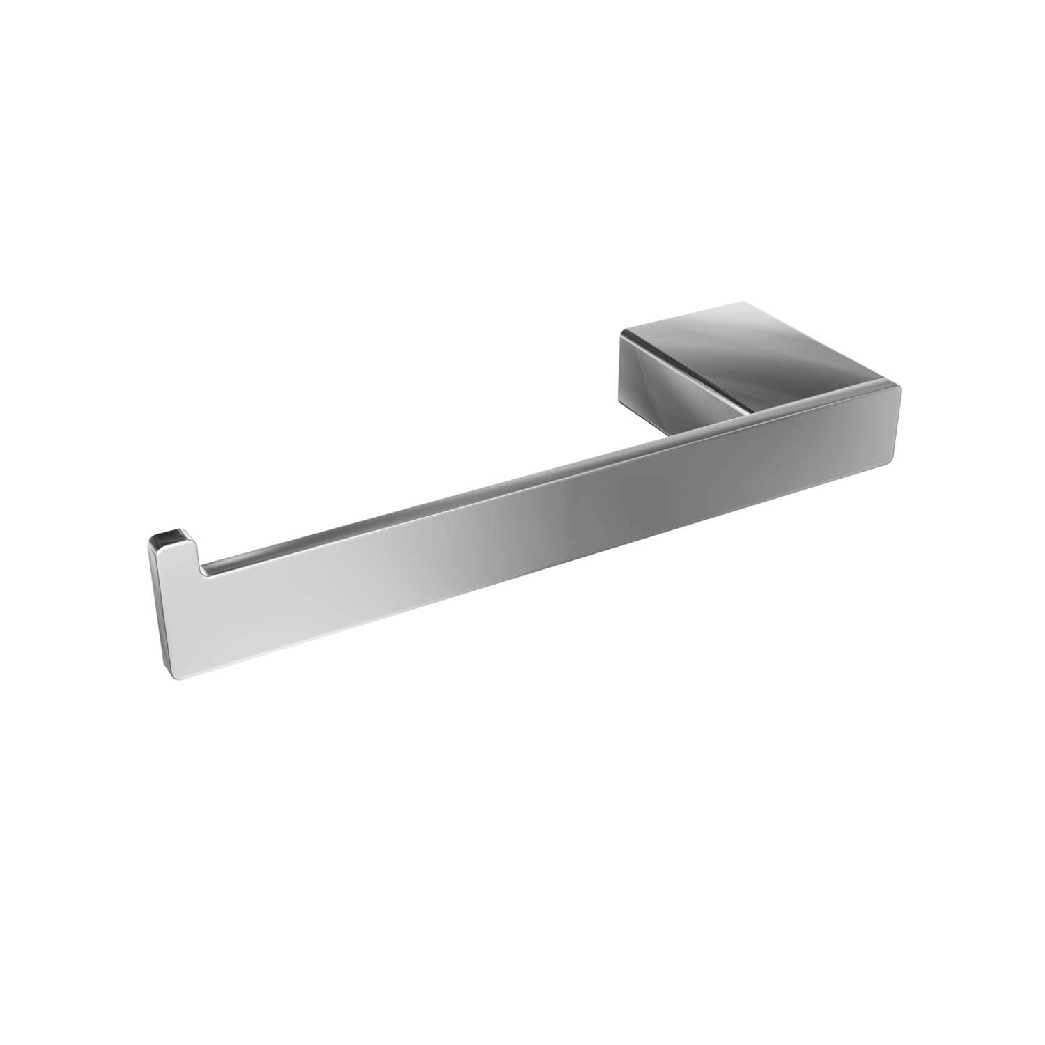 Cinder toilet paper holder - Chrome (straight post)