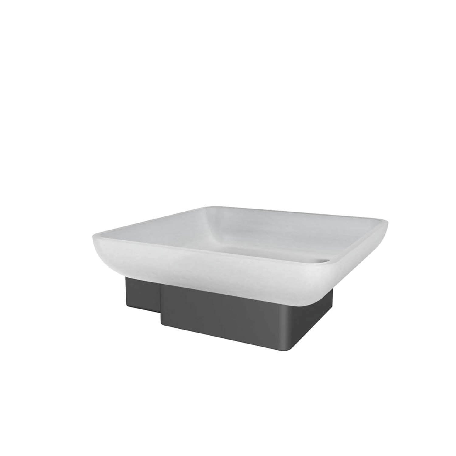 Porte-savon Cinder - Noir mat