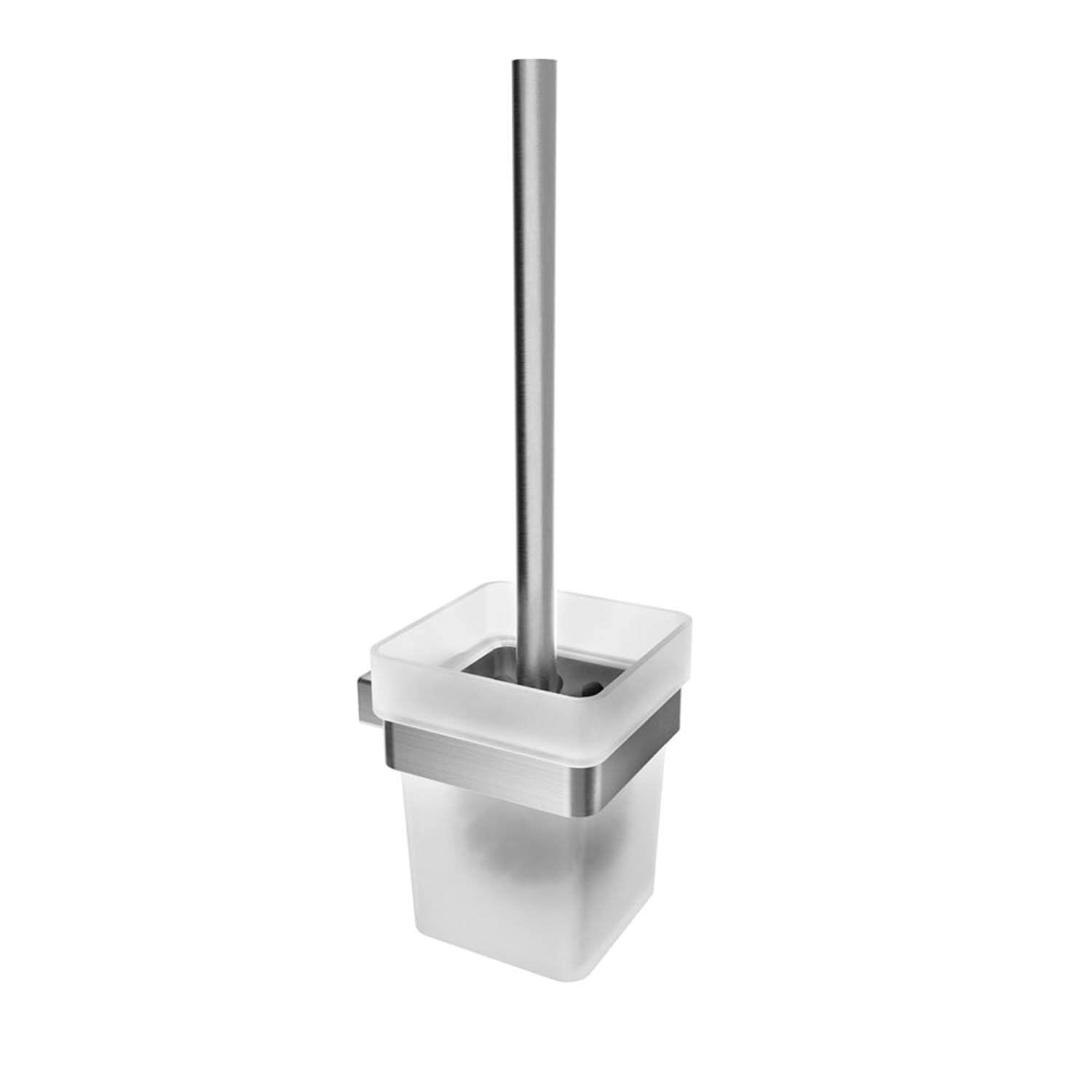 Brosse WC murale Cinder - Nickel brossé