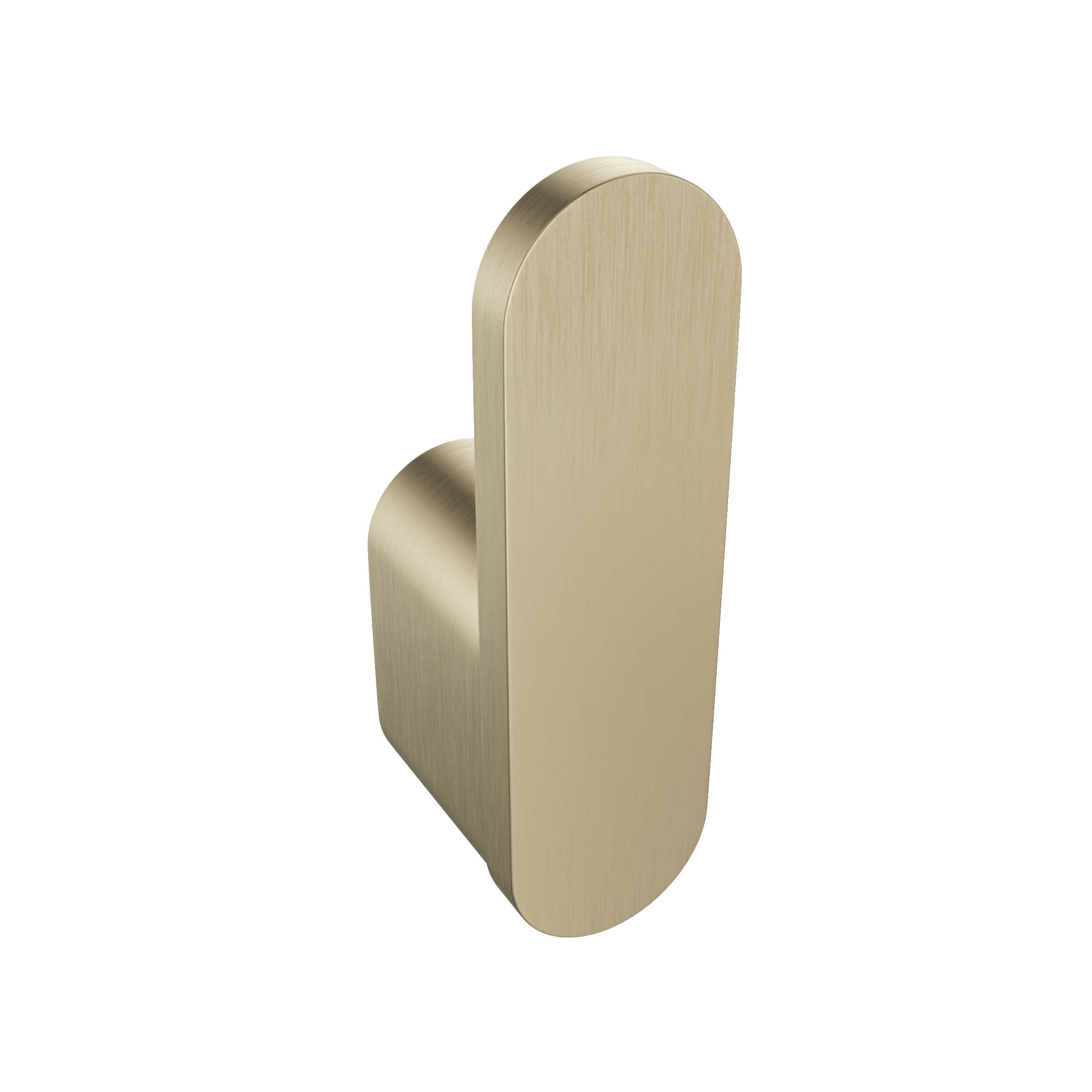 Flow towel hook - Light brushed gold